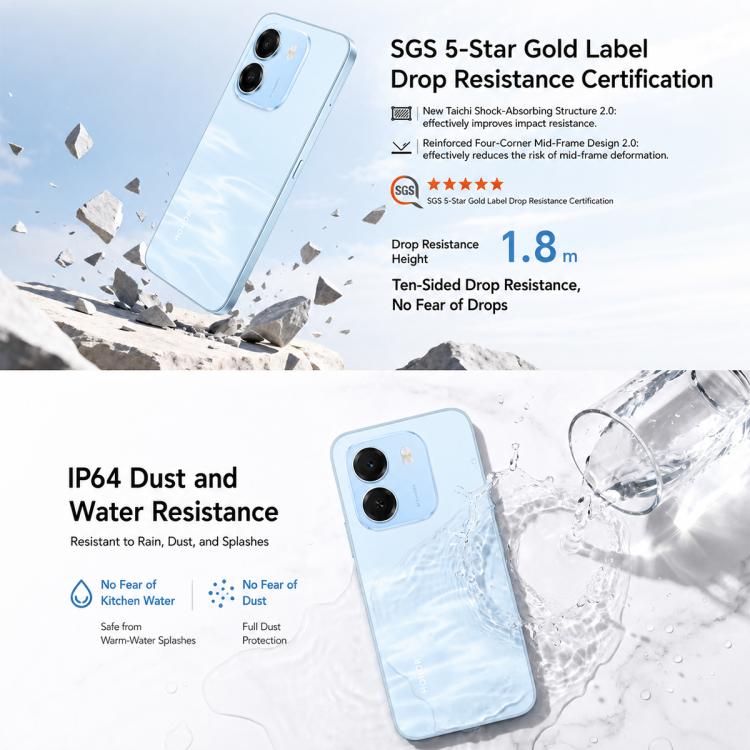 Honor Play11T, 6GB+128GB, Side Fingerprint, 6.61 inch MagicOS 10.0 Android 16 Snapdragon 4 Gen 4 Octa Core, Network: 5G, OTG, 6GB+128GB