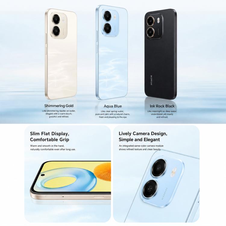 Honor Play11T, 6GB+256GB, Side Fingerprint, 6.61 inch MagicOS 10.0 Android 16 Snapdragon 4 Gen 4 Octa Core, Network: 5G, OTG, 6GB+256GB