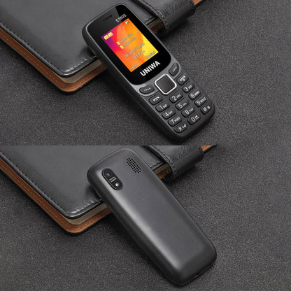 UNIWA E1805, 1.77 inch, SC6531E, 21 Keys, Support Bluetooth, Torch, FM, MP3, MP4, GSM, Dual SIM