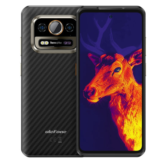 Ulefone Armor 25T Téléphone Robuste, 6Go+256Go, Imagerie Thermique, Android 14 MediaTek Helio G99 Octa Core de 6,78 pouces, Réseau: 4G, NFC, OTG, Armor 25T