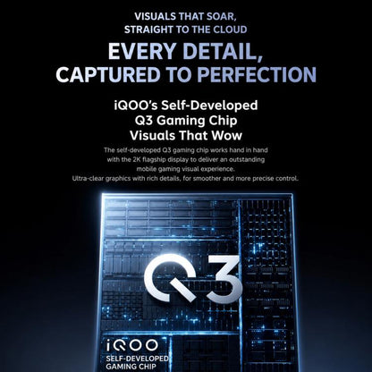 vivo iQOO 15T, 16GB+256GB, Ultrasonic 3D Fingerprint, 6.82 inch Android 16 OriginOS 6 Dimensity 9500 Monster Octa Core, OTG, NFC, Network: 5G, Support Google Play, 16GB+256GB