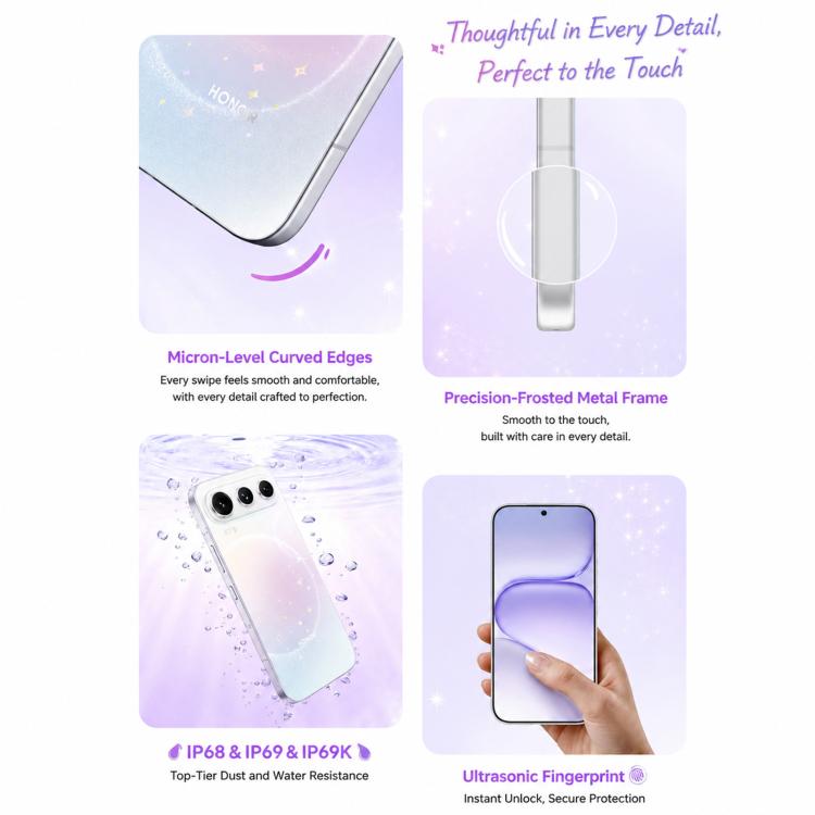 Honor 600 Pro, 12GB+512GB, Screen Fingerprint, 6.57 inch MagicOS 10.0 / Android 16 Dimensity 8550 Elite Octa Core, Network: 5G, NFC, OTG, 16GB+512GB