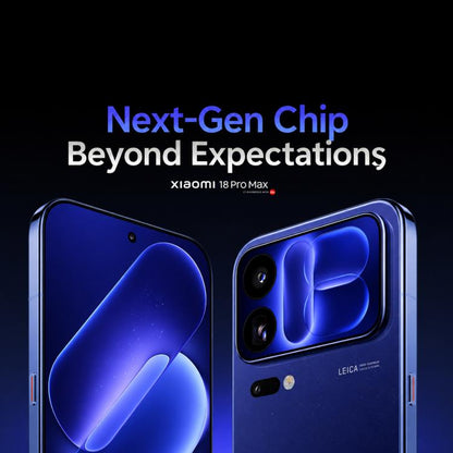 Xiaomi 18 Pro Max, 16GB+512GB, 3D Ultrasonic Fingerprint, 6.9 inch + 2.9 inch Xiaomi HyperOS 4 Snapdragon 8 Elite Gen 6 Octa Core, NFC, Network: 5G, 16GB+512GB