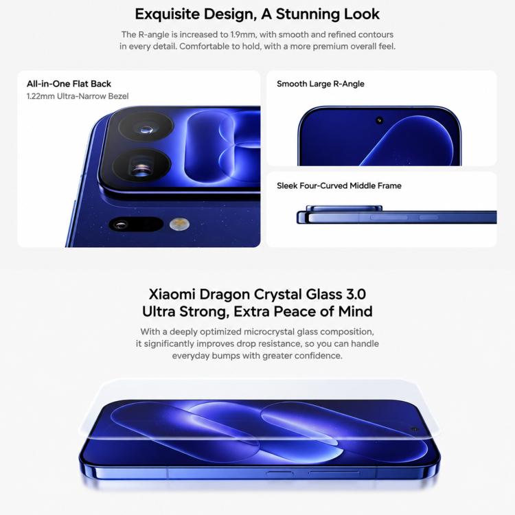 Xiaomi 18 Pro Max, 16GB+512GB, 3D Ultrasonic Fingerprint, 6.9 inch + 2.9 inch Xiaomi HyperOS 4 Snapdragon 8 Elite Gen 6 Octa Core, NFC, Network: 5G, 16GB+512GB