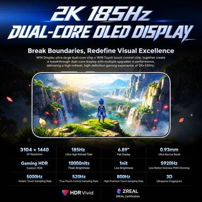 Honor WIN RT2, 12GB+256GB, 3D Ultrasonic Fingerprint, 6.89 inch MagicOS 11.0 / Android 17 Snapdragon 8 Elite Gen 5 Octa Core, Network: 5G, NFC, OTG, 12GB+256GB