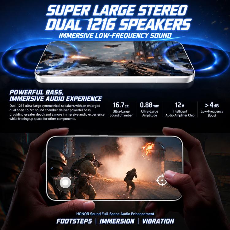 Honor WIN RT2, 12GB+256GB, 3D Ultrasonic Fingerprint, 6.89 inch MagicOS 11.0 / Android 17 Snapdragon 8 Elite Gen 5 Octa Core, Network: 5G, NFC, OTG, 12GB+256GB