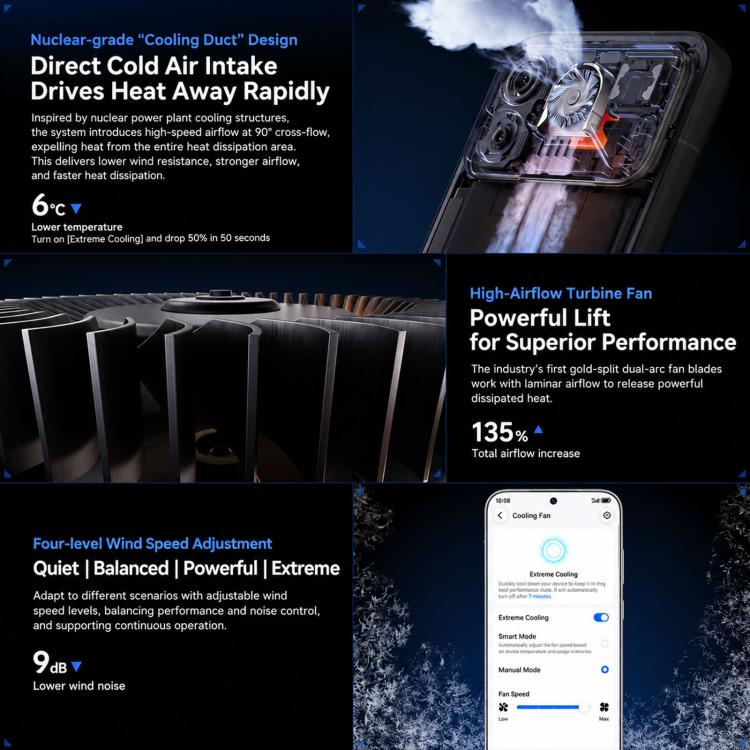Honor WIN RT2, 12GB+256GB, 3D Ultrasonic Fingerprint, 6.89 inch MagicOS 11.0 / Android 17 Snapdragon 8 Elite Gen 5 Octa Core, Network: 5G, NFC, OTG, 12GB+256GB