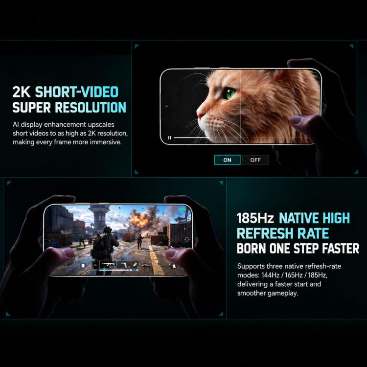 Honor WIN Turbo2, 8GB+256GB, 3D Ultrasonic Fingerprint, 6.89 inch MagicOS 11.0 / Android 17 Snapdragon 8s Gen 4 Octa Core, Network: 5G, NFC, OTG, 8GB+256GB