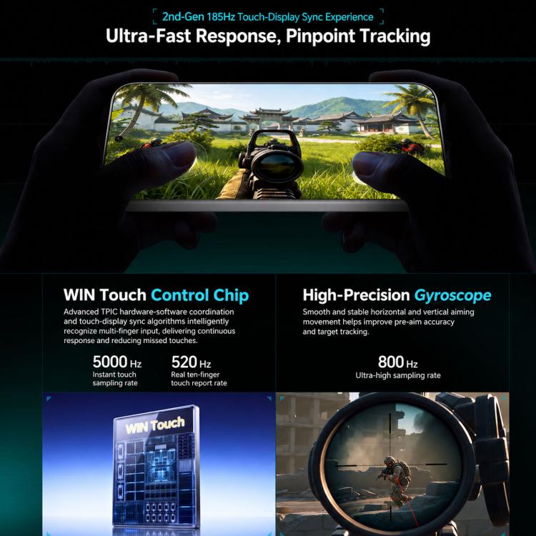 Honor WIN Turbo2, 16GB+512GB, 3D Ultrasonic Fingerprint, 6.89 inch MagicOS 11.0 / Android 17 Snapdragon 8s Gen 4 Octa Core, Network: 5G, NFC, OTG, 16GB+512GB