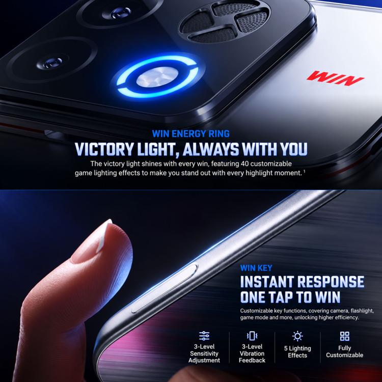 Honor WIN2, 16GB+512GB, 3D Ultrasonic Fingerprint, 6.89 inch MagicOS 11.0 / Android 17 Snapdragon 8 Elite Gen 6 Octa Core, Network: 5G, NFC, OTG, 16GB+512GB