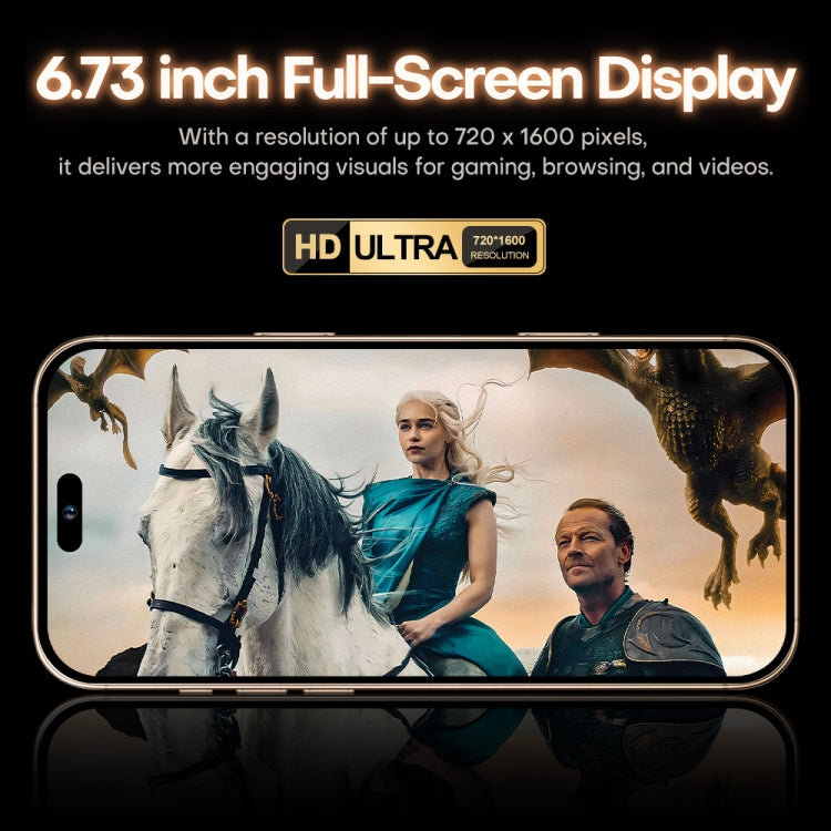 i16 Pro Max / A08, 3GB+32GB, 6.73 inch Screen, Face Identification, Android 8.1 MTK6753 Octa Core, Network: 3G, Dual SIM, AU Plug, i16 Pro Max / A08, AU Plug