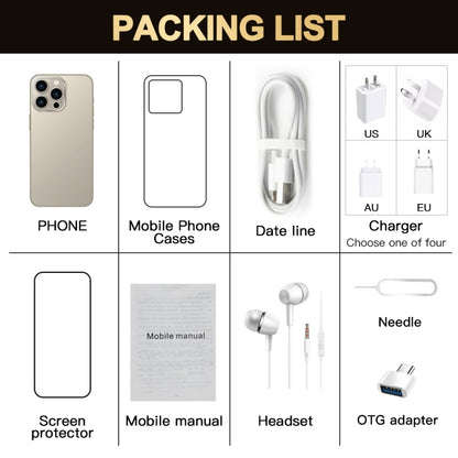 i16 Pro Max / Q5, 2GB+16GB, 6.5 inch Screen, Face Identification, Android 8.1 MTK6580P Quad Core, Network: 3G, Dual SIM, UK Plug, i16 Pro Max / Q5, UK Plug