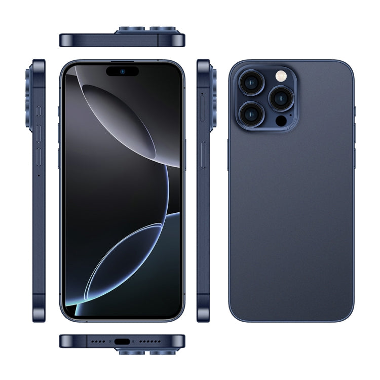 i16 Pro Max / Q5A, 6 Go + 128 Go, écran de 6,5 pouces, identification faciale, Android 10 MTK6762 Octa Core, OTG, NFC, Réseau: 4G, Double SIM, Prise UE, i16 Pro Max / Q5A, Prise UE