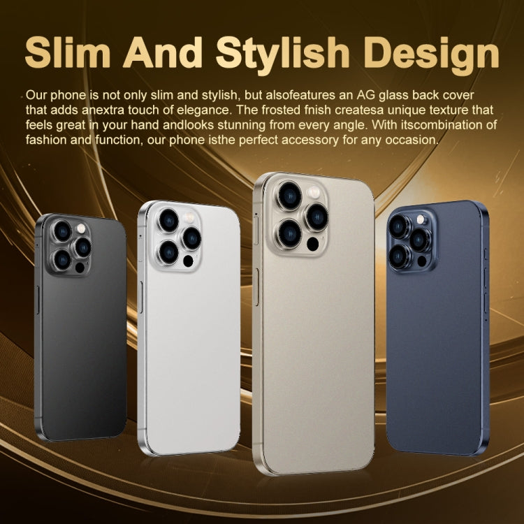 i16 Pro Max / Q5A, 6 Go + 128 Go, écran de 6,5 pouces, identification faciale, Android 10 MTK6762 Octa Core, OTG, NFC, Réseau: 4G, Double SIM, Prise UE, i16 Pro Max / Q5A, Prise UE