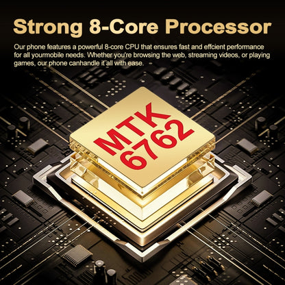 i16 Pro Max / Q5A, 6 Go + 128 Go, écran de 6,5 pouces, identification faciale, Android 10 MTK6762 Octa Core, OTG, NFC, Réseau: 4G, Double SIM, Prise UE, i16 Pro Max / Q5A, Prise UE