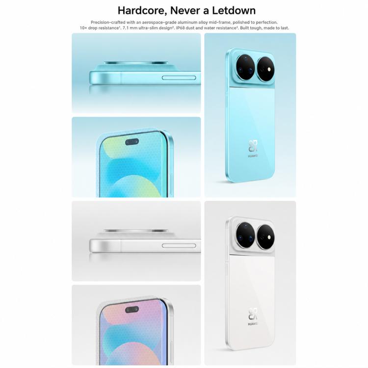Huawei nova 16 Ultra, 12GB+512GB, Side Fingerprint Identification, 6.84 inch HarmonyOS 6.1 Kirin 9010S Octa Cora, NFC, OTG, Not Support Google Play, 12GB+512GB