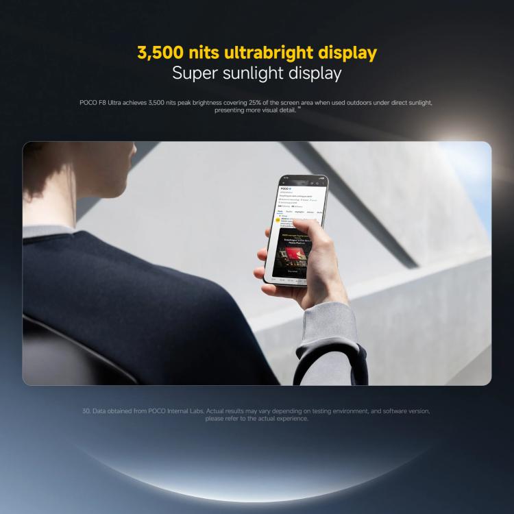 Xiaomi POCO X8 Ultra Global, 16GB+512GB, In-screen Fingerprint, 6.59 inch Xiaomi HyperOS 3 Snapdragon 8 Elite Gen 5 Octa Core, NFC, Network: 5G, 16GB+512GB