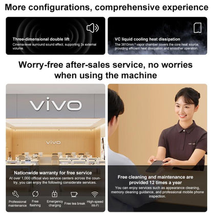 vivo Y600 Pro, 12GB+256GB, In-screen Fingerprint, 6.83 inch Android 16 OriginOS 6 Dimensity 7300e Octa Core, OTG, NFC, Network: 5G, 12GB+256GB