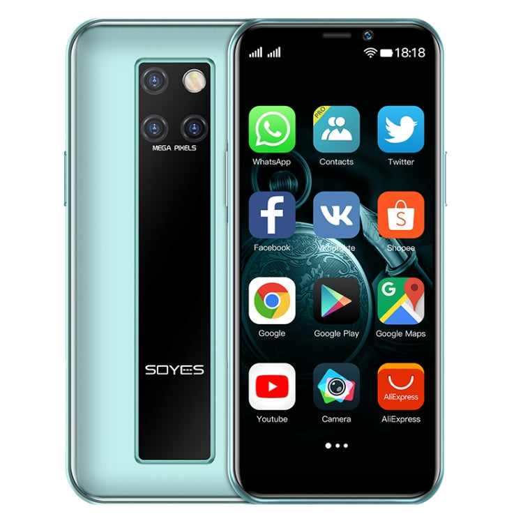 Face Identification, 3.46 inch Android 9.0 MTK6739CW Quad Core up to 1.28GHz, Dual SIM, Bluetooth, WiFi, GPS, Network: 4G, 3GB+64GB