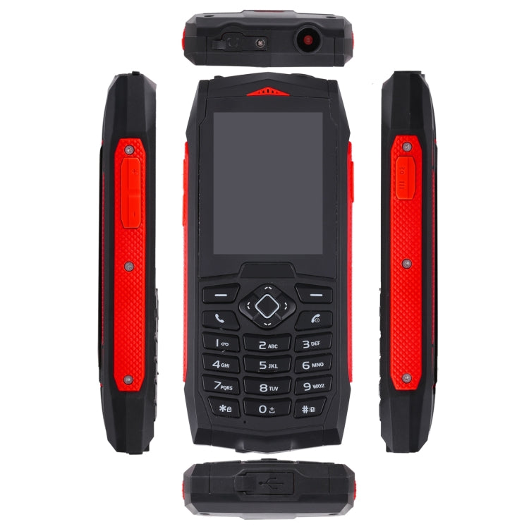 IP68 Waterproof Dustproof Shockproof, 2.4 inch, MTK6261D, 2000mAh Battery, SOS, FM, Dual SIM