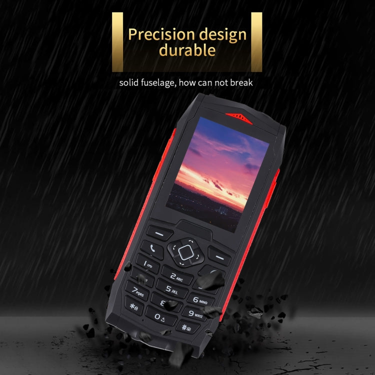 IP68 Waterproof Dustproof Shockproof, 2.4 inch, MTK6261D, 2000mAh Battery, SOS, FM, Dual SIM
