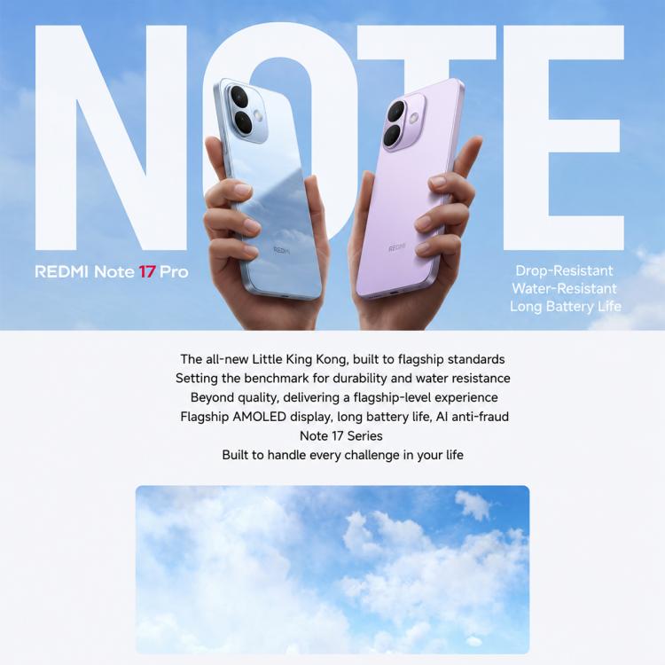 Xiaomi REDMI Note 17 Pro 5G, 12GB+256GB, 6.83 inch Xiaomi HyperOS 3 Snapdragon 6s Gen 4 Octa Core, NFC, Network: 5G