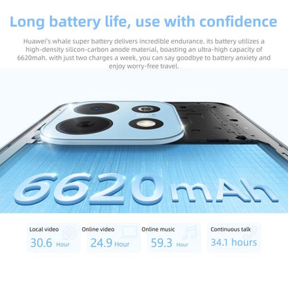HUAWEI Enjoy 90 Plus, 8 Go + 256 Go, empreinte digitale latérale, HarmonyOS 6.0 Kirin 8000 de 6,67 pouces, OTG, ne prend pas en charge Google Play, 8 Go + 256 Go