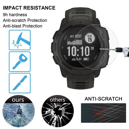 ENKAY Hat-Prince for 33mm Diameter Circular Dial Smart Watch 0.2mm 9H Surface Hardness 2.15D Curved Explosion-proof Tempered Glass Screen Film