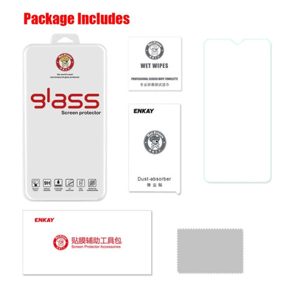 ENKAY Hat-prince 0.26mm 9H  2.5D Curved Edge Tempered Glass Film for OnePlus 6T & 7, For OnePlus 6T & 7