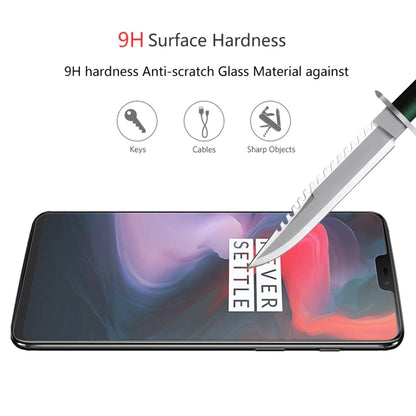 2 PCS ENKAY Hat-prince 0.26mm 9H  2.5D Curved Edge Tempered Glass Film for OnePlus 6T & 7, For OnePlus 6T & 7 (2 PCS)