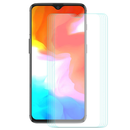 5 PCS ENKAY Hat-prince 0.26mm 9H  2.5D Curved Edge Tempered Glass Film for OnePlus 6T & 7, For OnePlus 6T & 7 (5 PCS)