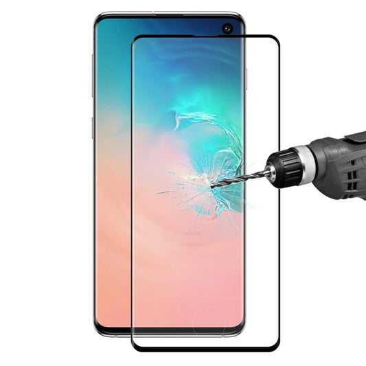 ENKAY Hat-Prince 0.26mm 9H 3D Gebogene Oberfläche Vollbildabdeckung Heißbiegende Farbfilmfolie für Galaxy S10