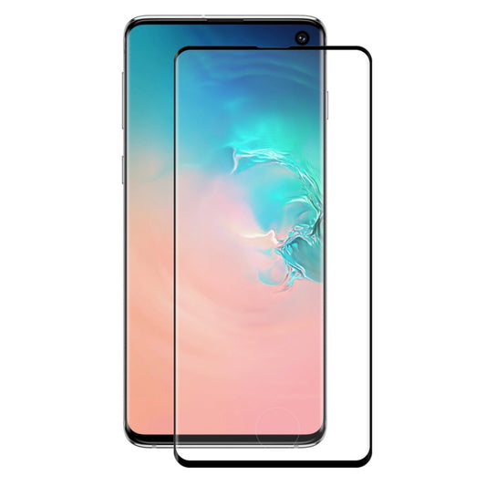 ENKAY Hat-Prince 0.26mm 9H 3D Gebogene Oberfläche Vollbildabdeckung Heißbiegende Farbfilmfolie für Galaxy S10