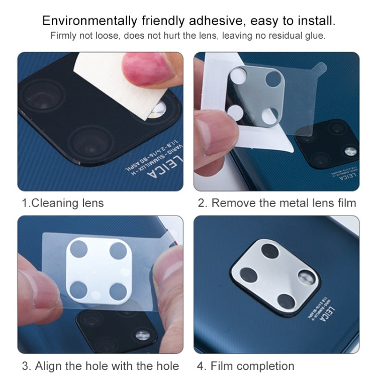 2 PCS 10D Full Coverage Mobile Phone Metal Rear Camera Lens Protection Ring Cover for Huawei Mate 20 Pro, For Mate 20 Pro Gold, For Mate 20 Pro Red, For Mate 20 Pro Rose Gold