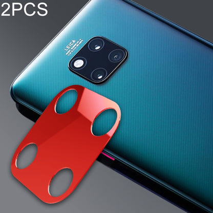 2 PCS 10D Full Coverage Mobile Phone Metal Rear Camera Lens Protection Ring Cover for Huawei Mate 20 Pro, For Mate 20 Pro Gold, For Mate 20 Pro Red, For Mate 20 Pro Rose Gold