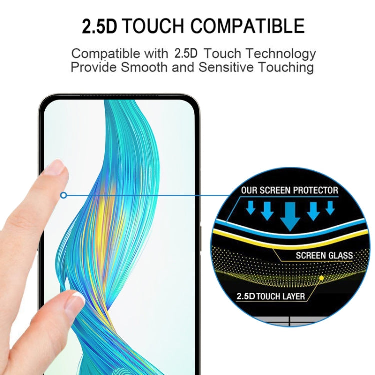 25 PCS For OPPO Realme XT Full Glue Full Cover Screen Protector Tempered Glass Film, For OPPO Realme XT(25 PCS)