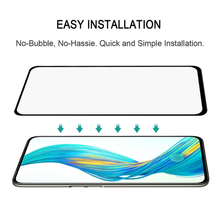 25 PCS For OPPO Realme XT Full Glue Full Cover Screen Protector Tempered Glass Film, For OPPO Realme XT(25 PCS)
