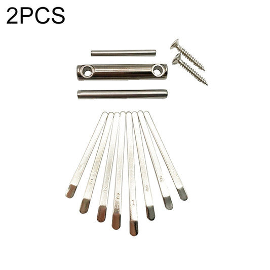 2 PIÈCES 8 tons touches de piano à pouce Kalimba Kit d'accessoires de sélection, 2 PIÈCES 8 tons