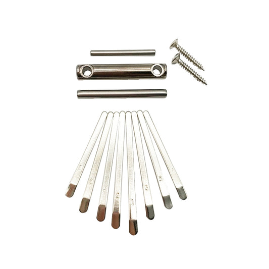 2 PIÈCES 8 tons touches de piano à pouce Kalimba Kit d'accessoires de sélection, 2 PIÈCES 8 tons