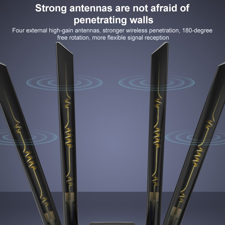 COMFAST CF-966AX Free-drive Dual Band 1800Mbps USB3.0 High Power Wireless WiFi 6 Adapter, CF-966AX