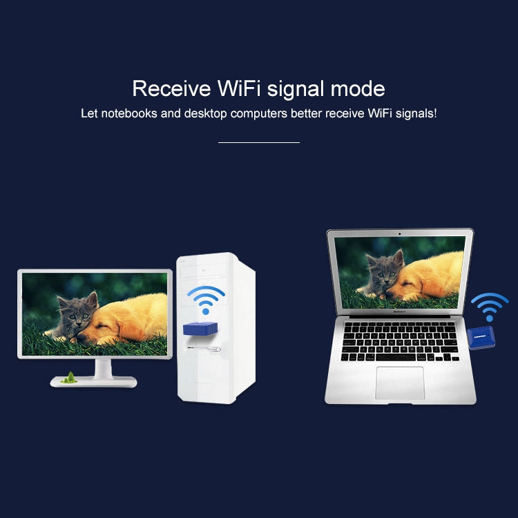 COMFAST CF-726B Adaptateur Récepteur Réseau USB Wi-Fi Double Bande Bluetooth 650Mbps, CF-726B
