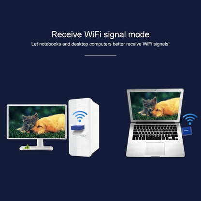 COMFAST CF-726B Adaptateur Récepteur Réseau USB Wi-Fi Double Bande Bluetooth 650Mbps, CF-726B