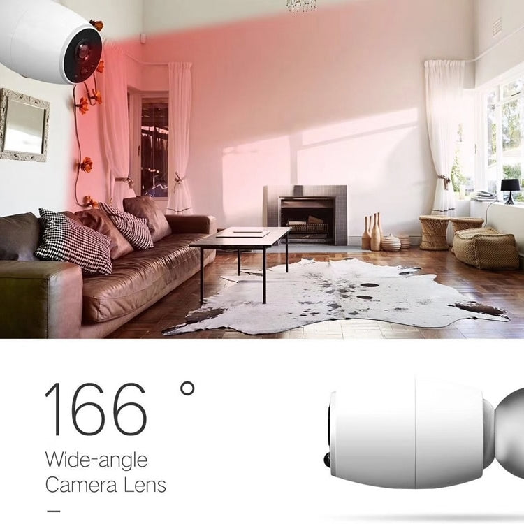 Anpwoo Cannon Caméra IP WiFi HD CMOS 1/3" 960P 1.3MP avec support trépied, détection de mouvement / vision nocturne, Cannon