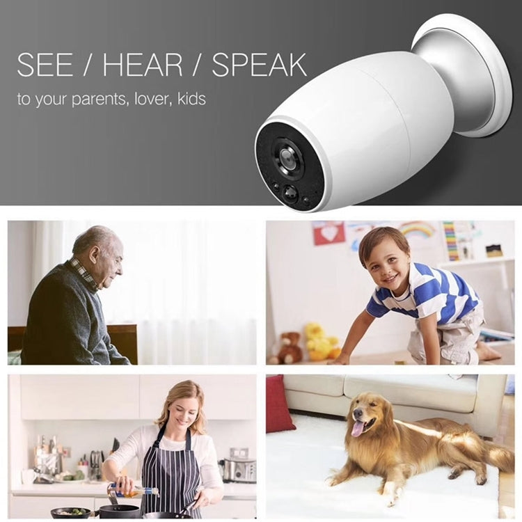 Anpwoo Cannon Caméra IP WiFi HD CMOS 1/3" 960P 1.3MP avec support trépied, détection de mouvement / vision nocturne, Cannon