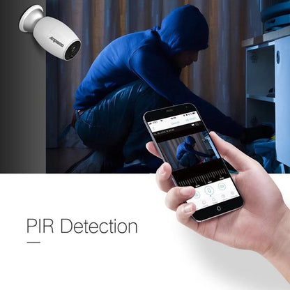Anpwoo Cannon Caméra IP WiFi HD CMOS 1/3" 960P 1.3MP avec support trépied, détection de mouvement / vision nocturne, Cannon