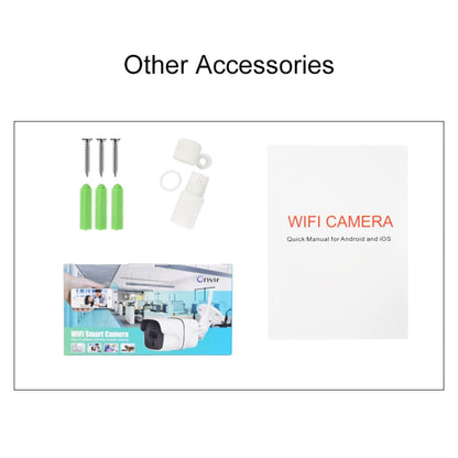 Caméra IP sans fil HD 1080P Q8, prend en charge la détection de mouvement et la vision nocturne infrarouge et la carte TF, prise AU, Q8