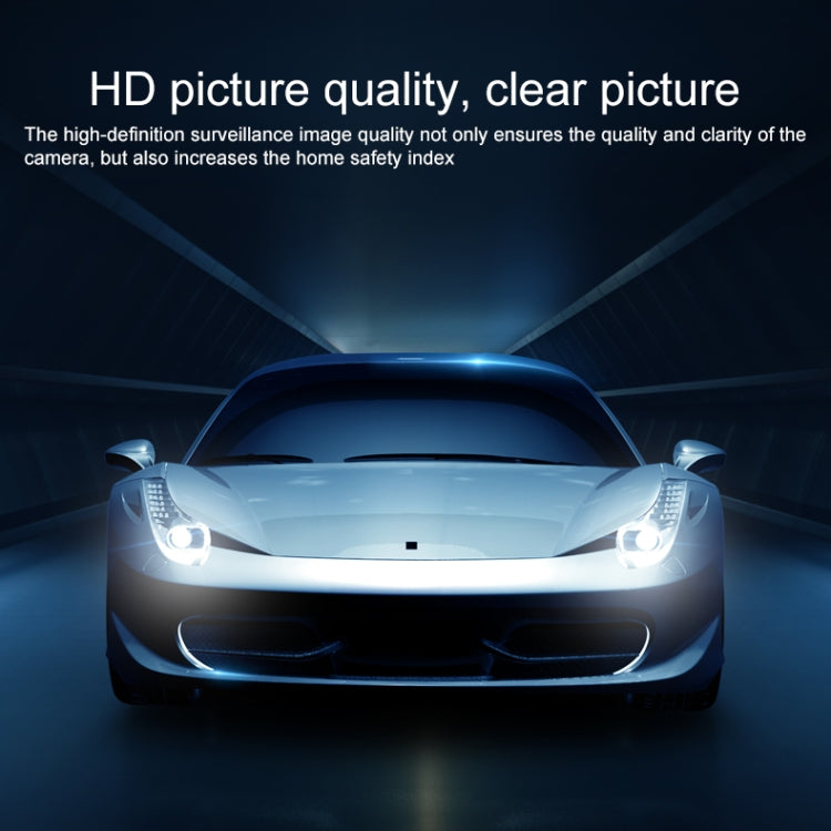 Caméra IP sans fil HD 1080P Q8, prend en charge la détection de mouvement et la vision nocturne infrarouge et la carte TF, prise AU, Q8