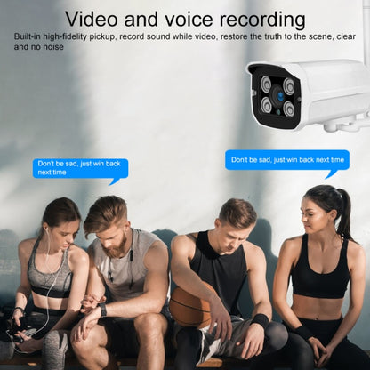 Caméra IP sans fil HD 1080P Q8, prend en charge la détection de mouvement et la vision nocturne infrarouge et la carte TF, prise AU, Q8