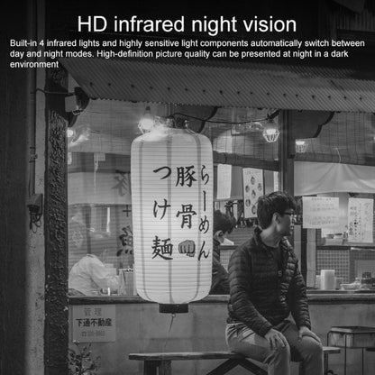 Caméra IP sans fil HD 1080P Q8, prend en charge la détection de mouvement et la vision nocturne infrarouge et la carte TF, prise AU, Q8