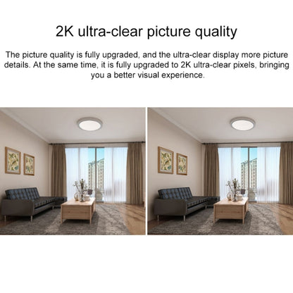 Original Xiaomi 2.4GHz F1.4 Large Aperture 3 Million Pixels Wifi Intelligent Camera PTZ Version 2K, Support Infrared Night Vision & AI Humanoid Detection & Two-way Voice & 32GB Micro SD Card, US Plug, PTZ Version 2K